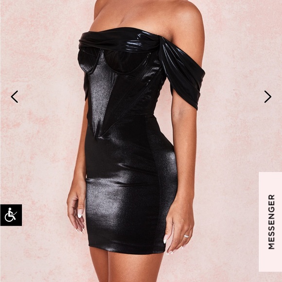 House of CB Lucinda Black Dress - Picture 6 of 8